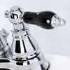 Fauceture FSC1601AKL Duchess 4" Centerset Bathroom Faucet W/ Brass Pop-Up, Chrome FSC1601AKL